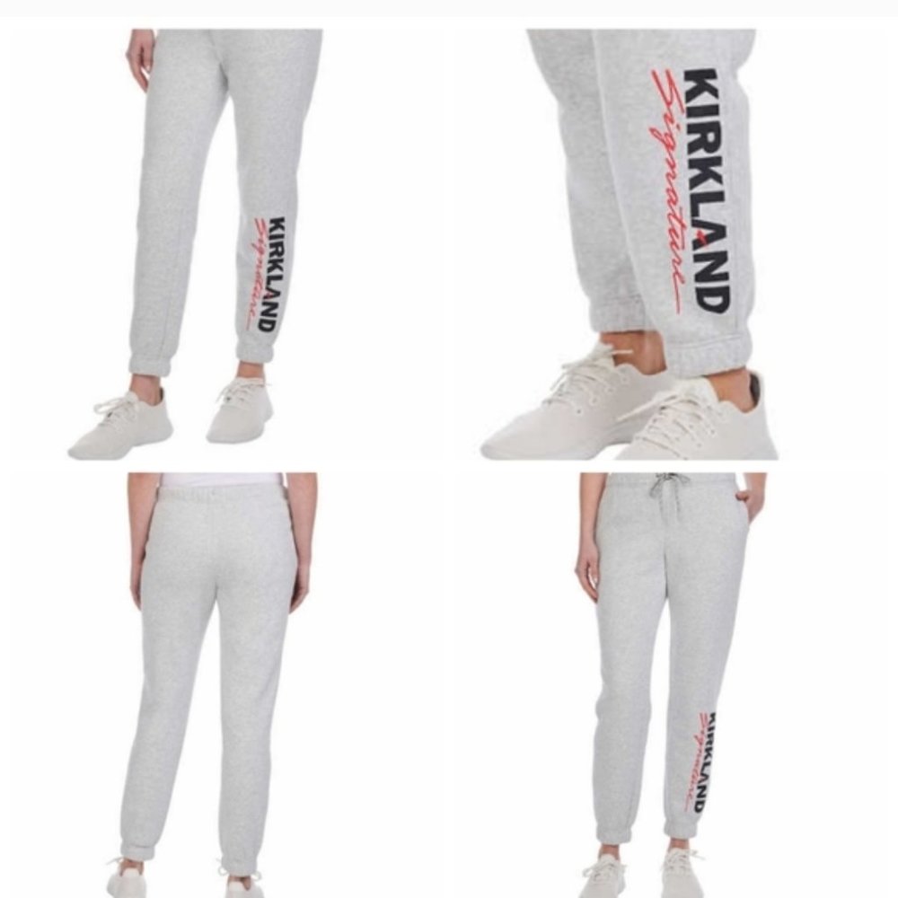 Kirkland Signature Ladies Logo Jogger, Gray